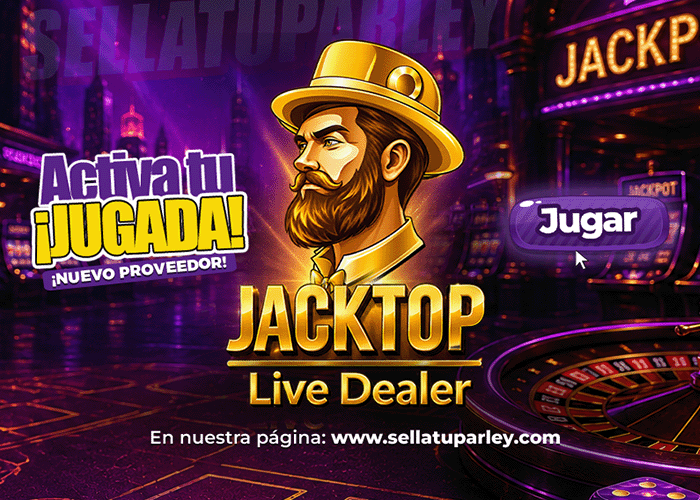 ¡Bienvenido Jacktop a Sella tu Parley! Más variedad, tragamonedas de nivel superior y grandes premios 🎰🔥